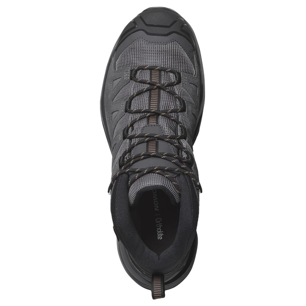 Salomon X Ultra 360 Leather Mid GORE-TEX Castlerock Men Sneakers Grey Asphalt Kelp L47570800