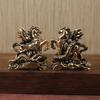 2026 Chinese Style Ornament: Dragon And Horse Creative Craft Ornament Brass Small Copperware Ornament
