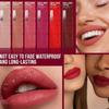 Matte Ink Liquid Lipstick Non-Stick Cup Long Lasting Velvet Nude Lip Gloss Waterproof Lip Tint Waterproof Makeup, 1 Piece