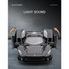 1/22 Ferrari SP3 Daytona Alloy Sports Car Model Diecasts Metal Racing Vehicles Car Model Simulation Sound Light Collection Kids Toy Gift
