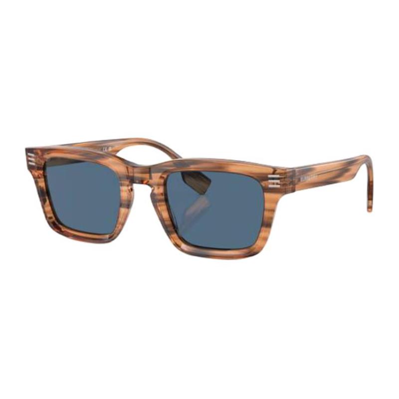 Burberry Sunshade Eye Protection Acetyl Rectangular Sunglasses Unisex Couple Brown