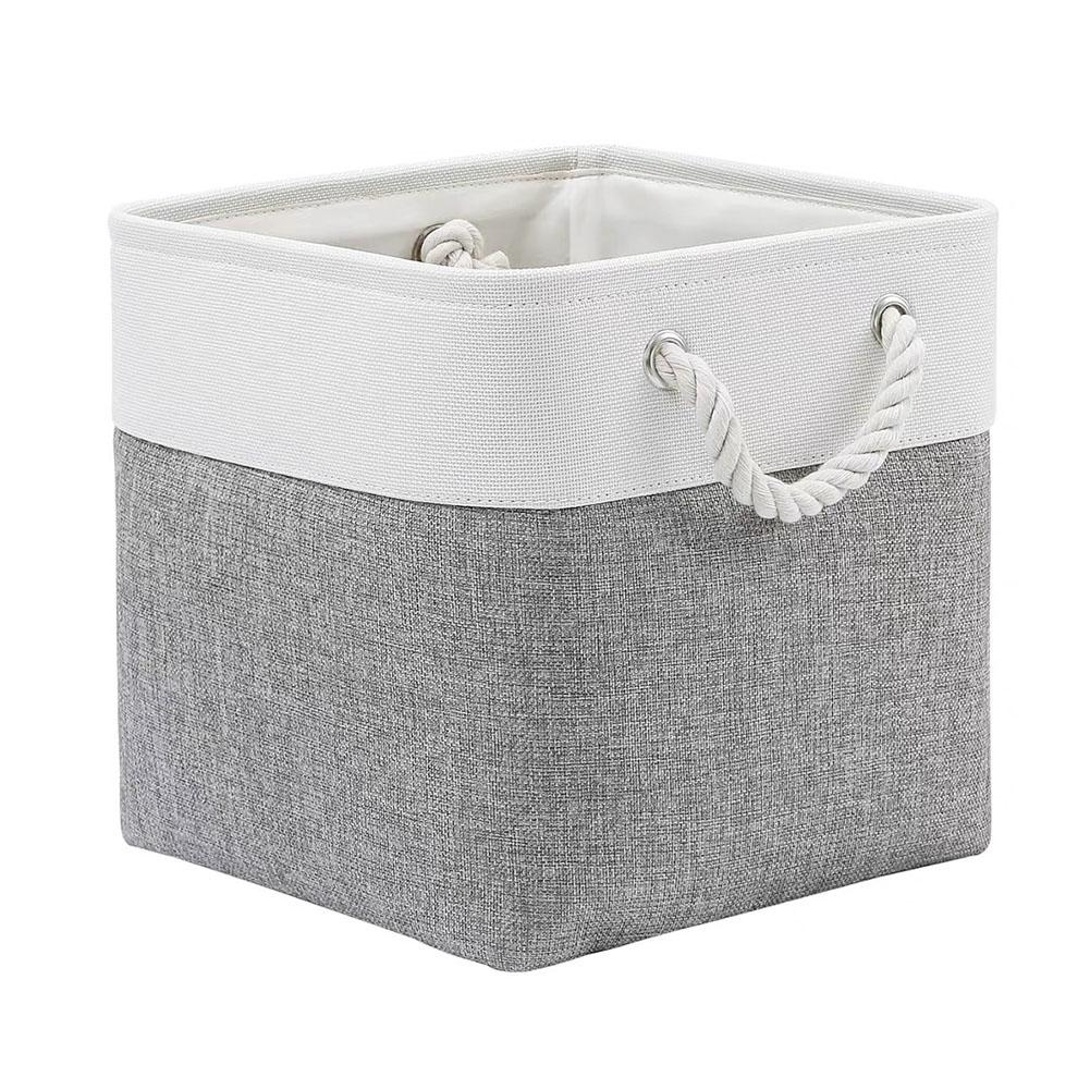 Folding Fabric Storage Basket Portable Multi-functional Home Supplies Sundries Sorting Basket Cube Toys Sock Organizer Box