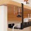 No Drilling Retractable Cable Storage Rack Space Saving Under Desk Cable Shelf  Cord Hiding