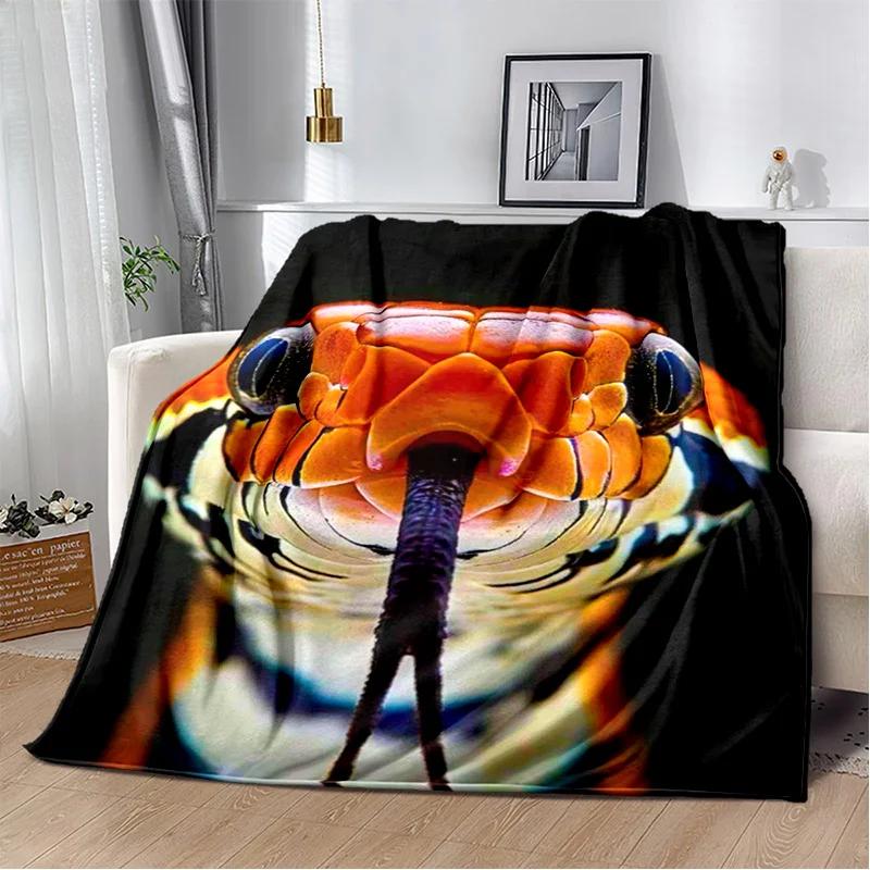 Soft Gothic Snake Serpent Python Viper Blanket for Bed Sofa Picnic Travel Office Cover Kids Gift Throw Blanket