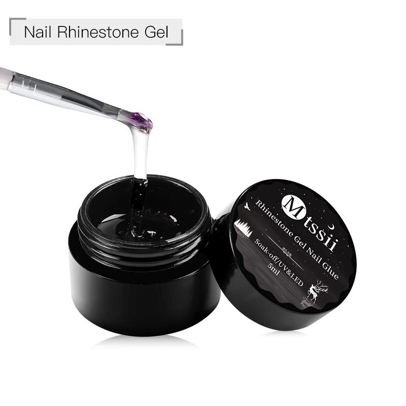 

Mtssii 5 мл гель-лак для ногтей со стразами, клейкие клеи для ногтей, клей со стразами для маникюра