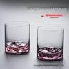 MDNG Colored Mountain Glass Whiskey Tumbler