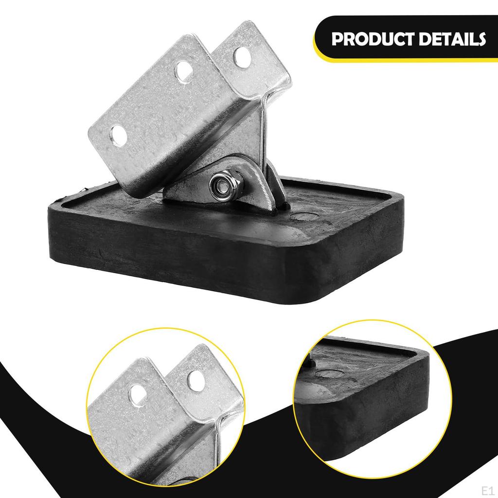 4Pcs Extension Ladder Mat Stabilizer Soft Thick Non Slip Rubber Fall Floor Protection