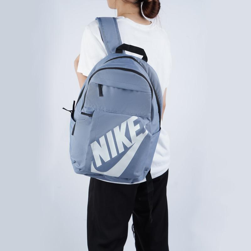 Nike Polyester Backpack Unisex Light Blue Gray CK0944-446