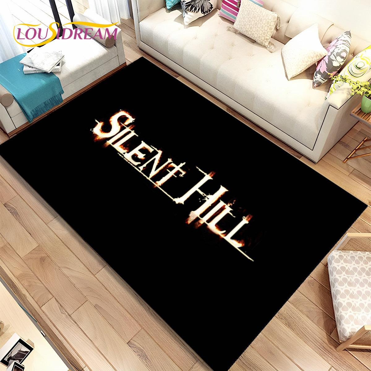 

Коврик для игр в фильмах ужасов Silent Hill, коврик для гостиной, спальни, дивана, коврик для двери, детский нескользящий напольный коврик 70x100cm(27x39in)