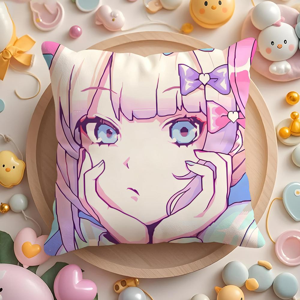 Cute NEEDY GIRL OVERDOSE Cushion Cover Home & Car Multi-Scene Pillow Cover - Reversible, Soft & Durable for Daily Use