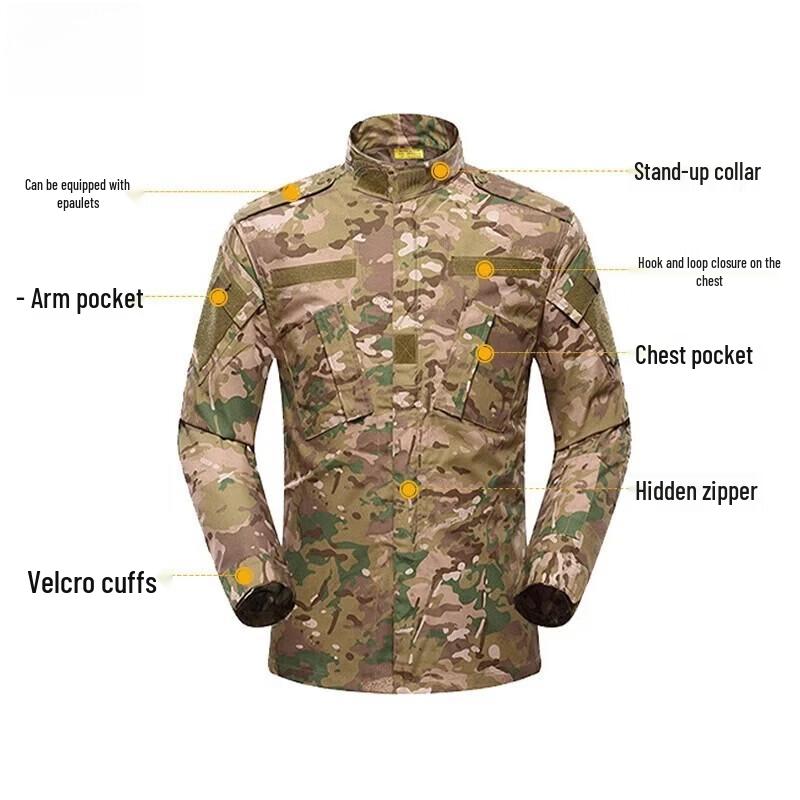 Men's Long Sleeve Camouflage Tactical Uniform Set