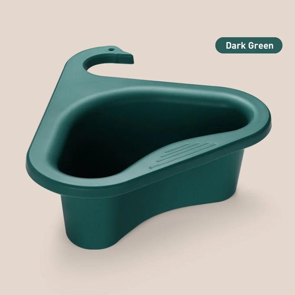 

Swan Drain Basket Creative Multi Functional Non Drilling Kitchen Sink Fruit Vegetable Washing Basin Filter Water Thick Durable