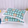 Thickened Pure Cotton Old Coarse Fabric Lace Pillowcase, A Pair of Student and Children's Dormitory Cotton Pillow Covers