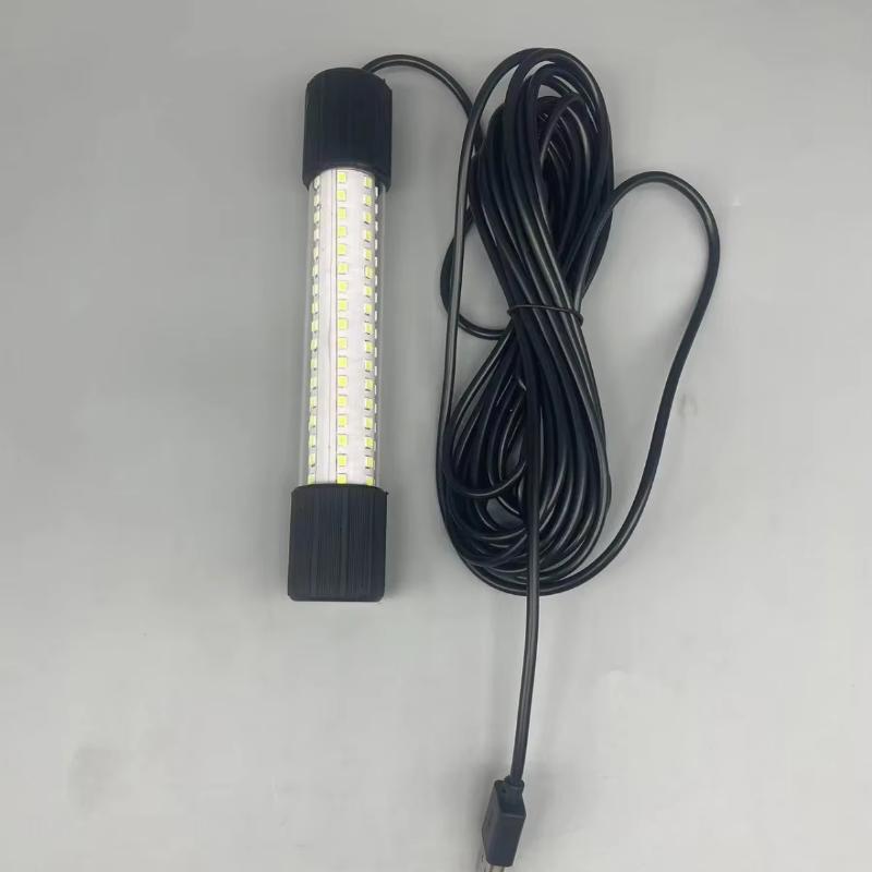 Přenosné podvodní LED světlo na rybaření 1ks USB dobíjecí Vysoká svítivost Vícebarevné pro venkovní noční rybolov