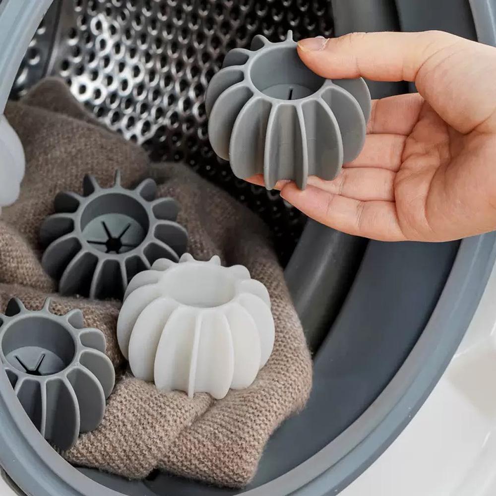 Laundry Ball Reusable Silicone Clothes Hair Cleaning Tools Pet Hair Remover Washing Machine Cat Hair Catcher Laundry Ball