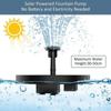 Mini fântână solară cu apă pentru piscină iaz cascadă fântână decorare grădină pentru baie pentru păsări în aer liber Fântână cu apă plutitoare cu energie solară