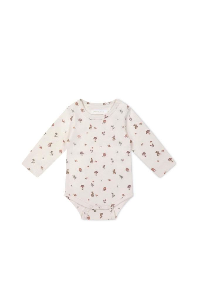 OC Long Sleeve Bodysuit Foraging Friends JBCO245228 Baby IVR 50 [Jamie Kay]