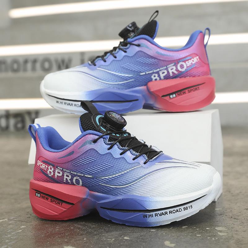 Children's Shoes, Sports Shoes, Basketball Shoes, Running Shoes, Boys and Girls Gradient Color, Lightweight, Comfortable and Simple Casual Shoes