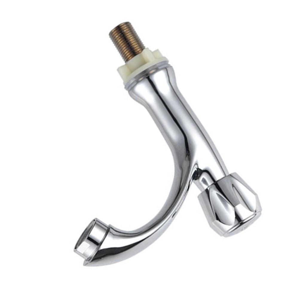 Bathroom Faucet 1 2 Inch Zinc Alloy Single Cold Water Faucet for Home Hotel School Office