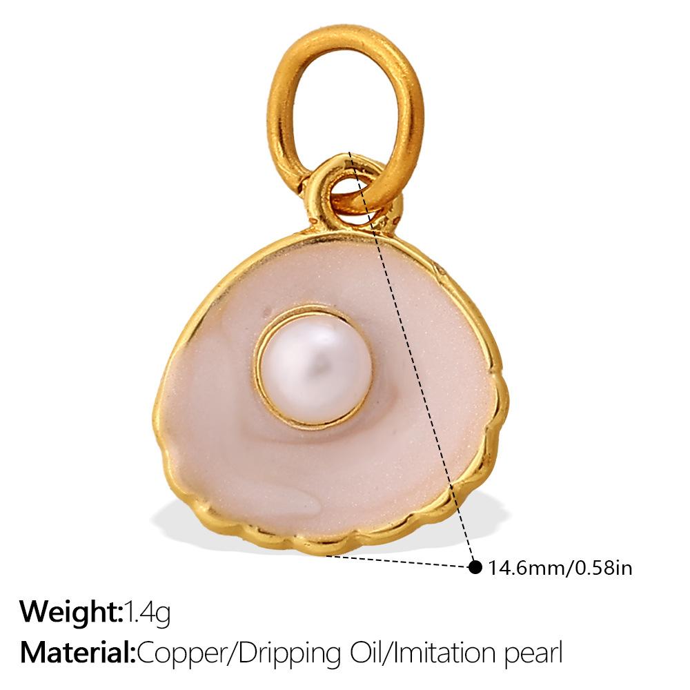Cartoon Color Oil Drop Pendant Accessories Cute And Diverse Ice Cream Flower Diy Earrings Pendant