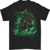 A Fantasy Wizard On Horses Sorcier Wizard Unisex Maglietta 100 Cotton