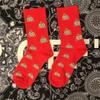 Calcetines de Hombre Caca Feliz Divertidos Lindo Dibujo Animado Tubo Corto Harajuku Calcetines de Algodón Encantador Moda Mujer Tirando Caca Calcetines Regalo de Boda