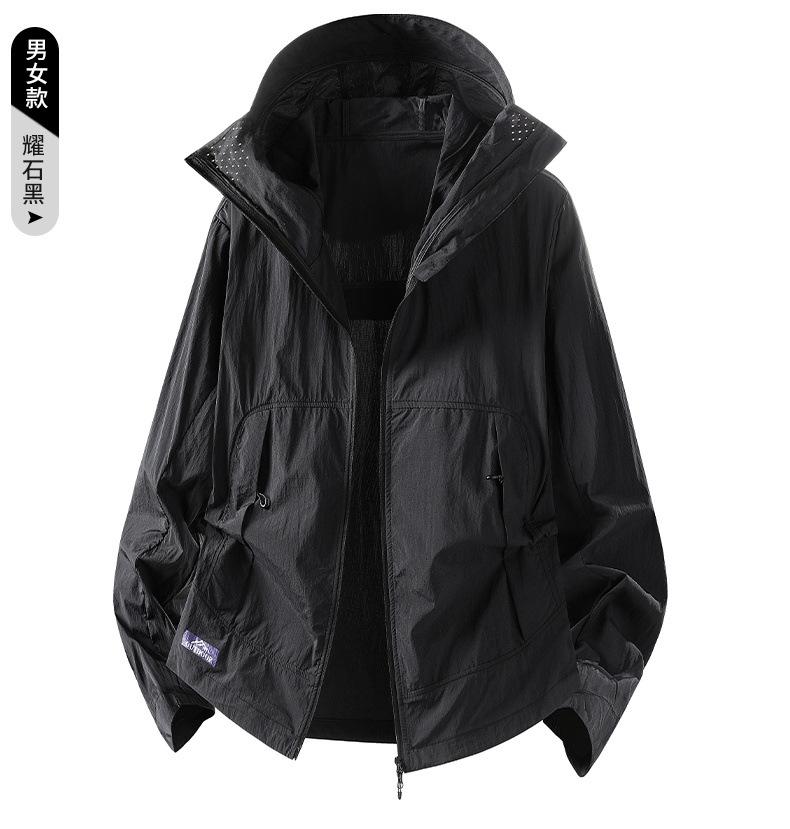 Outdoor ice silk sun-protective jacket for men, new summer thin UV protection group sun-protective clothing, women's skin shirt