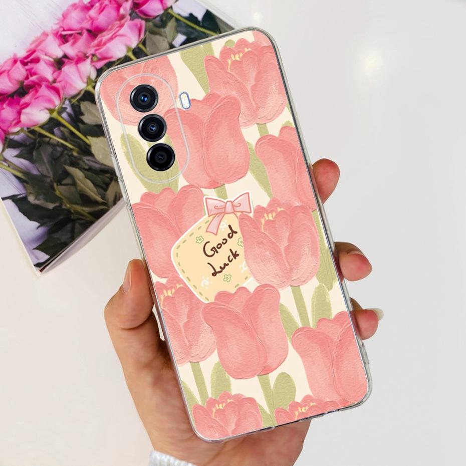 Schöne gemalte Hülle für Huawei Nova Y70 Plus Nova70 Weiche Silikon TPU Rückseite für Huawei Nova Y70 Y 70Plus MGA-LX9 Handyhülle