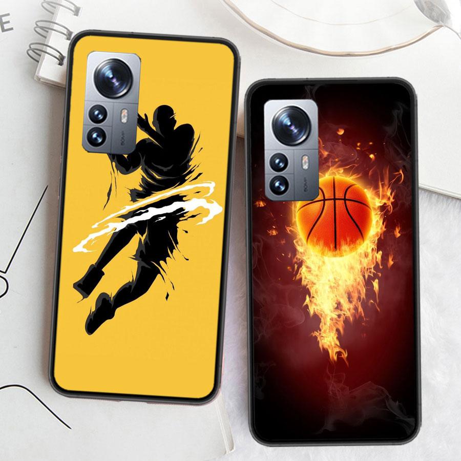 Basketball Phone Case For Xiaomi Poco X7 X6 X5 X4 X3 GT NFC M4 M5 Pro 5G M3 Mi F6 F5 F4 F3 F2 F1 Capa Coque TPU Cover Clear Fund