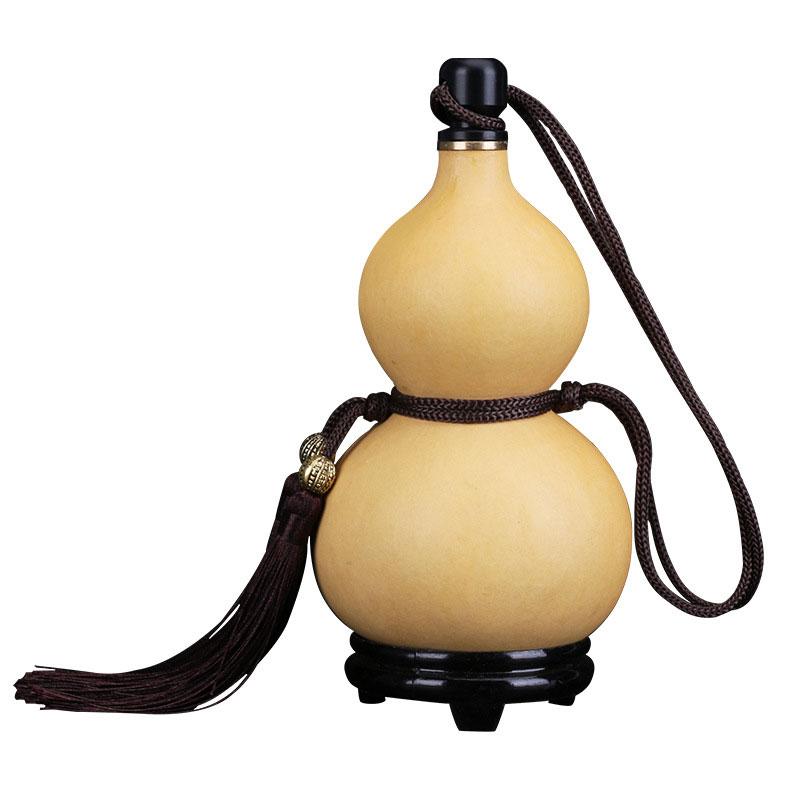 Natural Gourd Water Bottle for Wukong Cosplay Monkey King Hulu Flask Calabash Home Table Decor Chinese Pumpkin