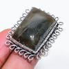 Natural Labradorite Gemstone 925 Sterling Silver Jewelry Ring Size 8.5 ZS-973