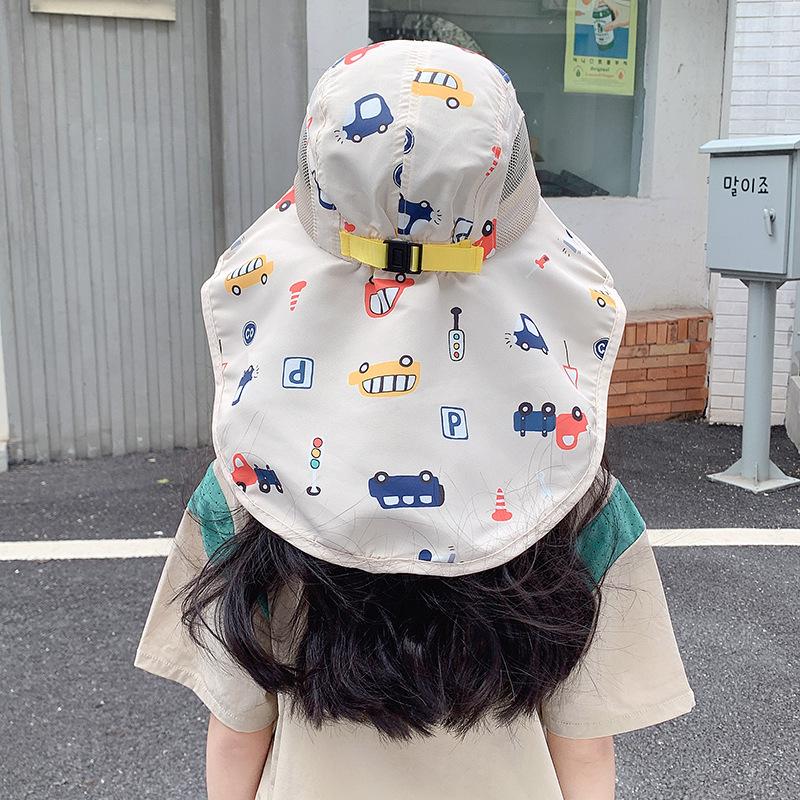 Cappello da Sole a Tesa Larga per Bambini - Protezione UV per Ragazzi e Ragazze (Primavera estate)