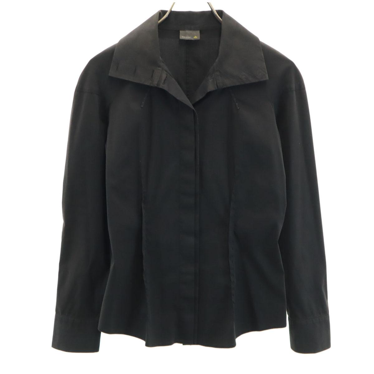 

FENDI made in Italy Long sleeve Cotton shirt 42 black Women Used