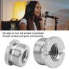 3/8 Inch Female to 5/8 Inch Male Screws Thrd Adapter for Microphone Stand for Mic Mount