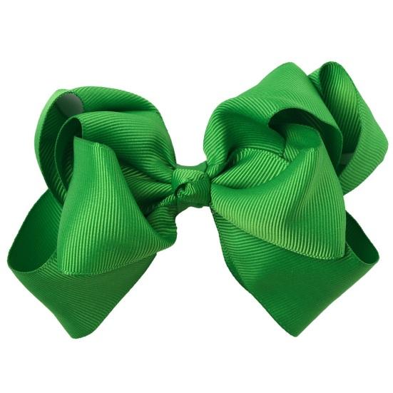 Bow Hairpin Safety Alloy Hair Clip with Burr-Free Metal Spring Double-Layer Threaded Webbing Bow Kids Non-Slip Hair Accessory