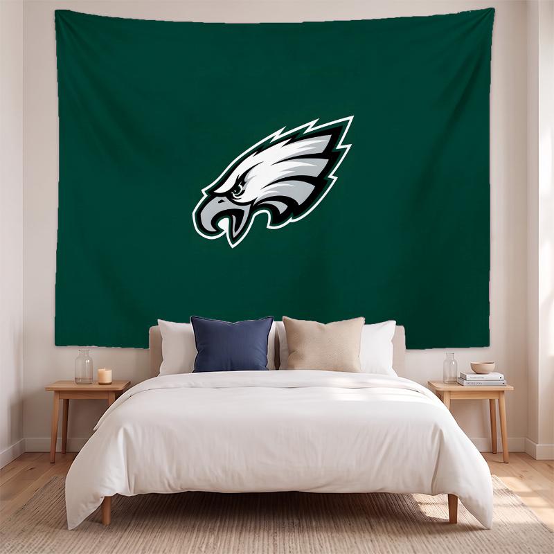 Philadelphia Eagles (37) Meno kūrinio sieninis gobelenas namų miegamojo svetainės dekoravimui Puiki dovanos idėja