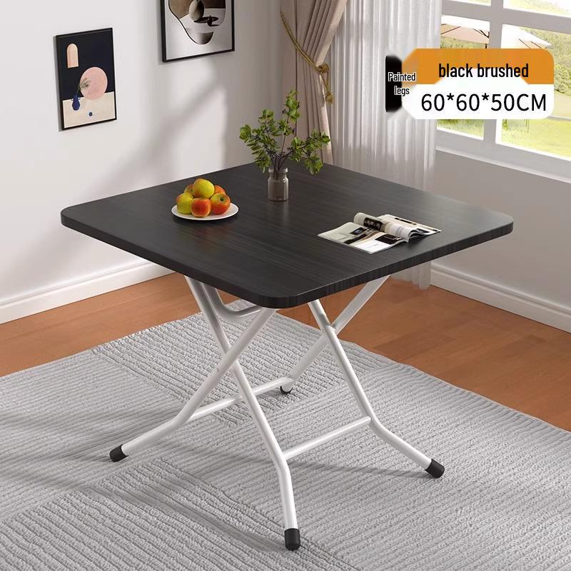 Compact Folding Dining Table for Small Spaces - Indoor/Outdoor Use, Square & Round Options Available