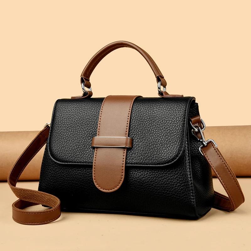 High-quality Casual Leather Crossbody Shoulder Bags for Women New Bags and Luxury Designer Tote