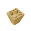 Non-Toxic Moc 10Pcs 3676 Inverted 45 2X2 Building Blocks Kit Double Convex Slope Plate Bricks Educational Diy Toy Children Birthday Gifts
