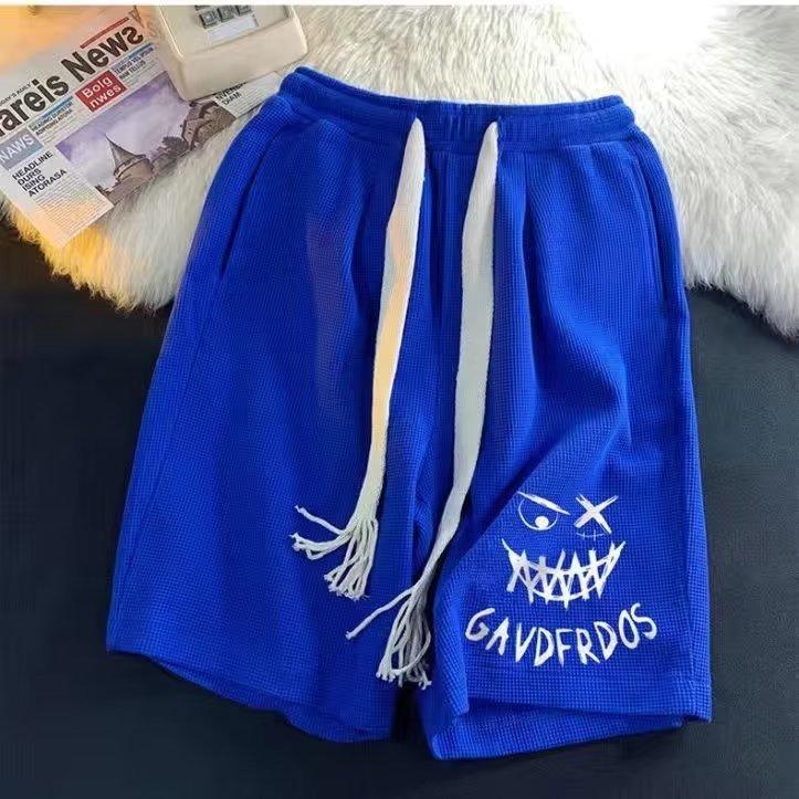 Retro Shorts Men's Summer New Loose and Versatile Straight-leg Casual Sports Centre Pants