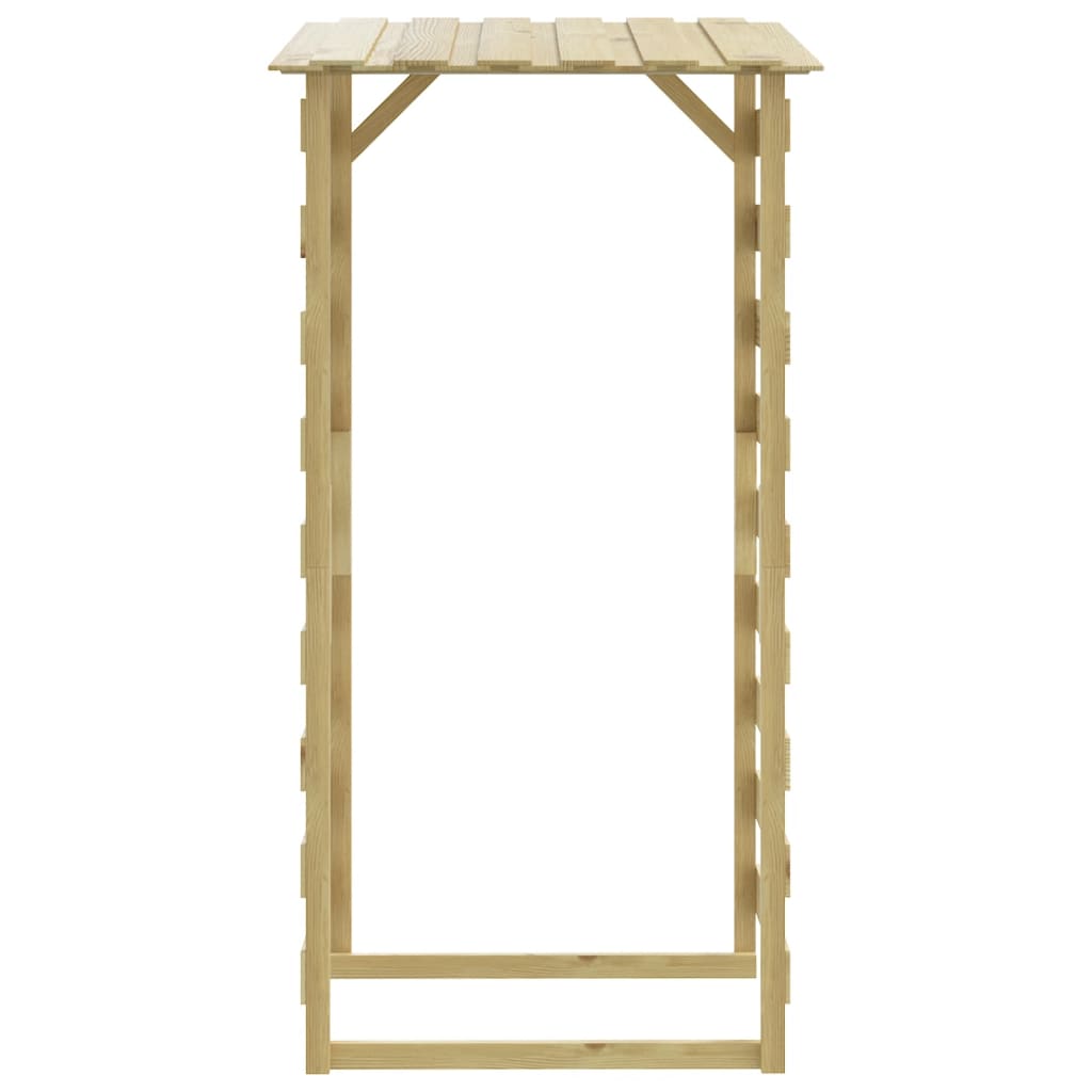 Vidaxl Pergola Ogrodowa Z Daszkiem, 100X90X200 Cm, Drewno Sosnowe