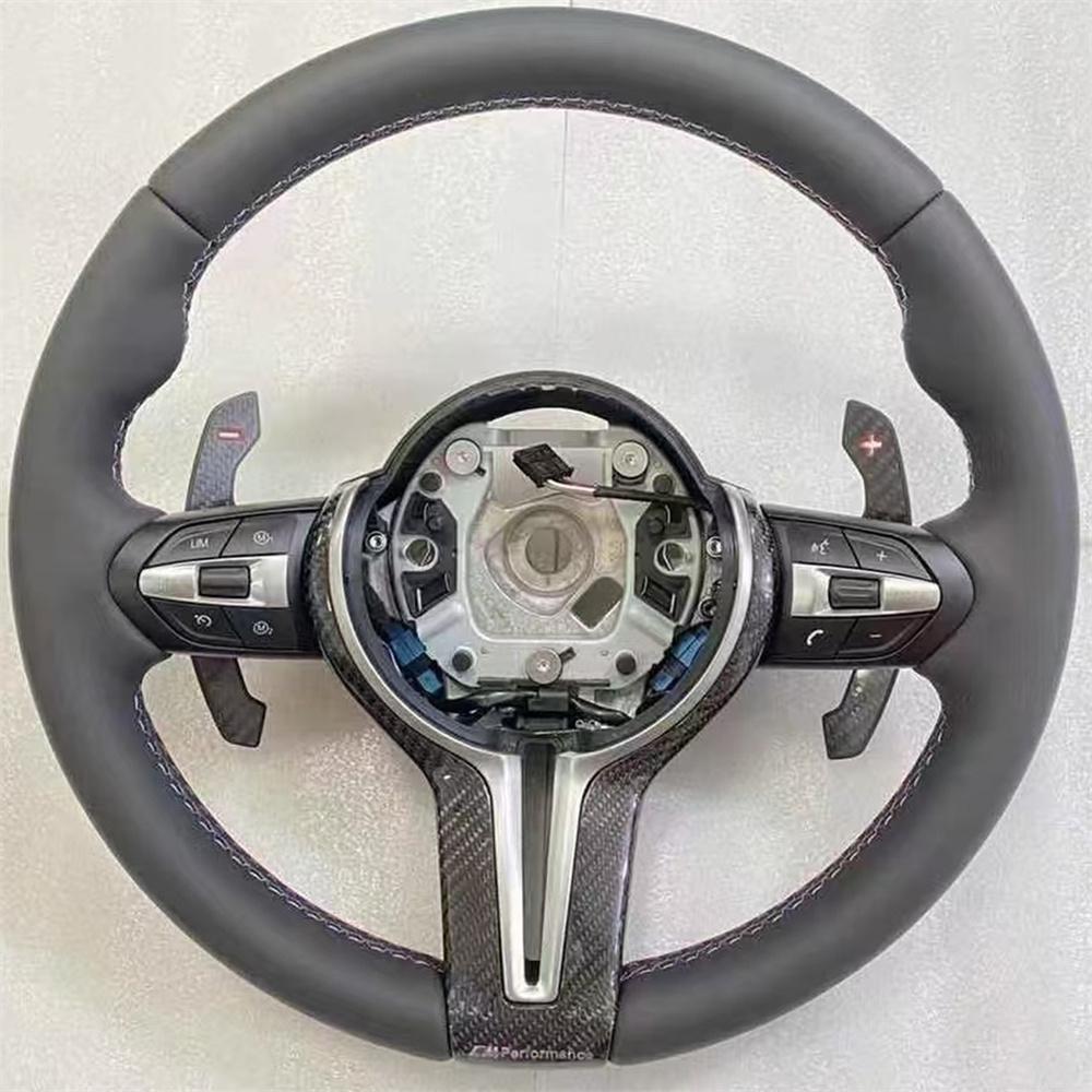 Carbon Fiber Steering Wheel Paddle Shifter Extension For BMW F30 F32 F80 F82 F83