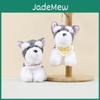Adorable Porte-clés Peluche Schnauzer Jouet Doux Accessoire de Sac Poupée Chien Westie