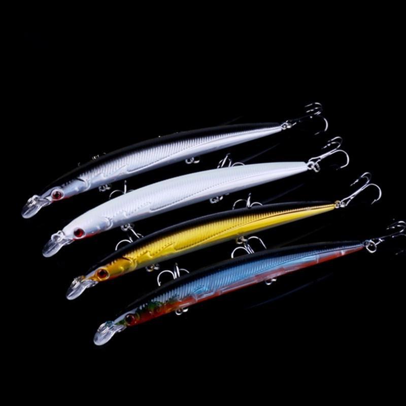 

4шт воблер гольян рыболовная приманка бионический окунь щука жесткий пластик искусственный инструмент для рыбалки