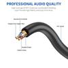 DREMAKE XLR to 6.35mm Microphone Cable 3FT XLR 3-Pin to 1/4 Inch Mono TS Male to Female Unbalanced Audio Cord for Microphone Mixer Guitar Amplifier
