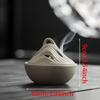Zen Mountain Incense Burner Ceramic Hill Incense Holder for Meditation Tea Ceremony Vintage Desktop Decor for Home Office