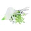 Artificial Flower Wedding Corsage Groom Bride Boutonniere Brooch Wedding Party DecorMilky White