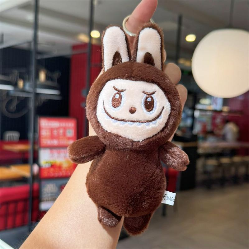 

New labubu labubu plush toy grabber doll keychain pendant bouquet doll keychain pendant
