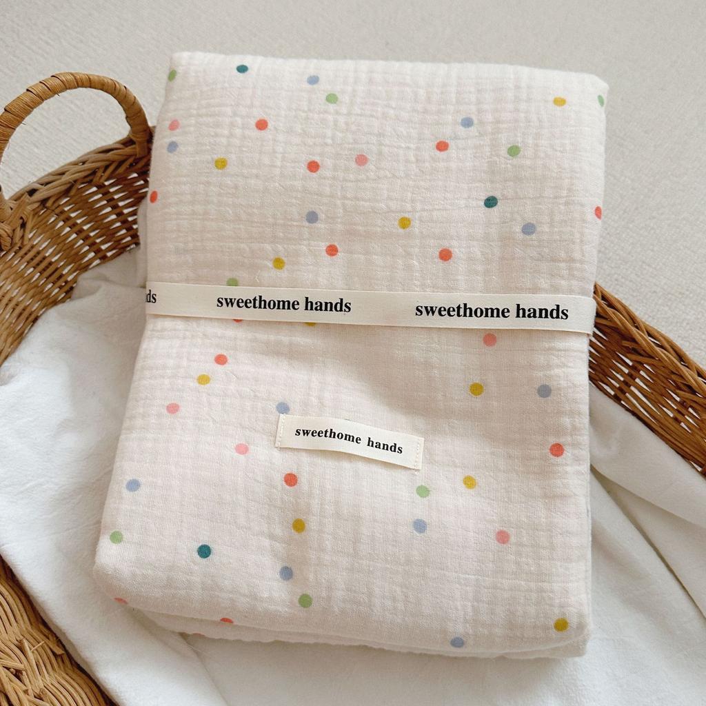 INS Gauze 100% Cotton Princess Blanket Summer Floral Baby Children Kids Blankets Soft Sleeping Bed Crib Quilt Stroller Blanket