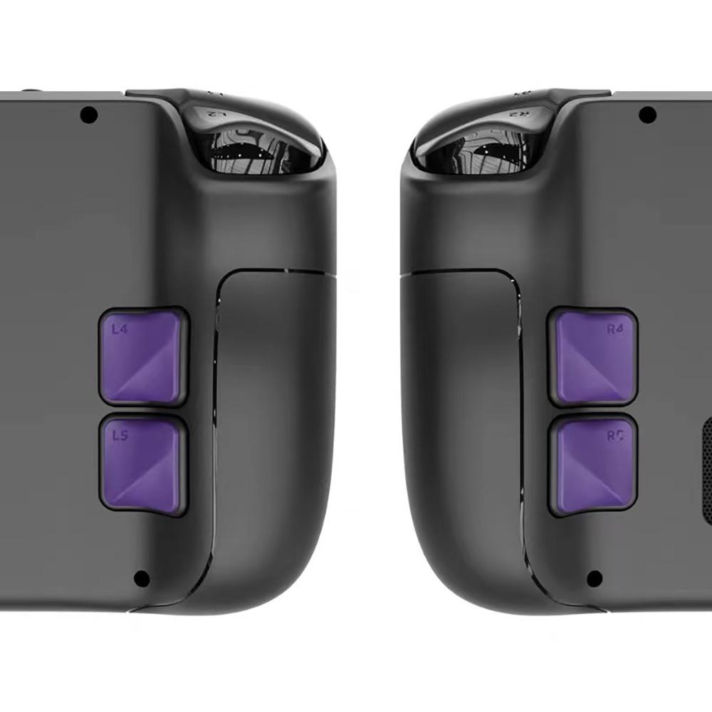 

4Pcs Back Button Enhancement Kit Set Purple For Steam Deck Lcd/Oled Models